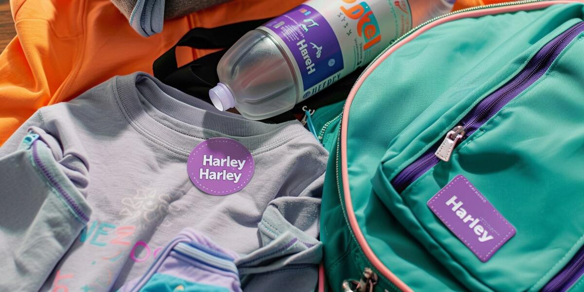 DTF Name Labels for Kids - Image 2